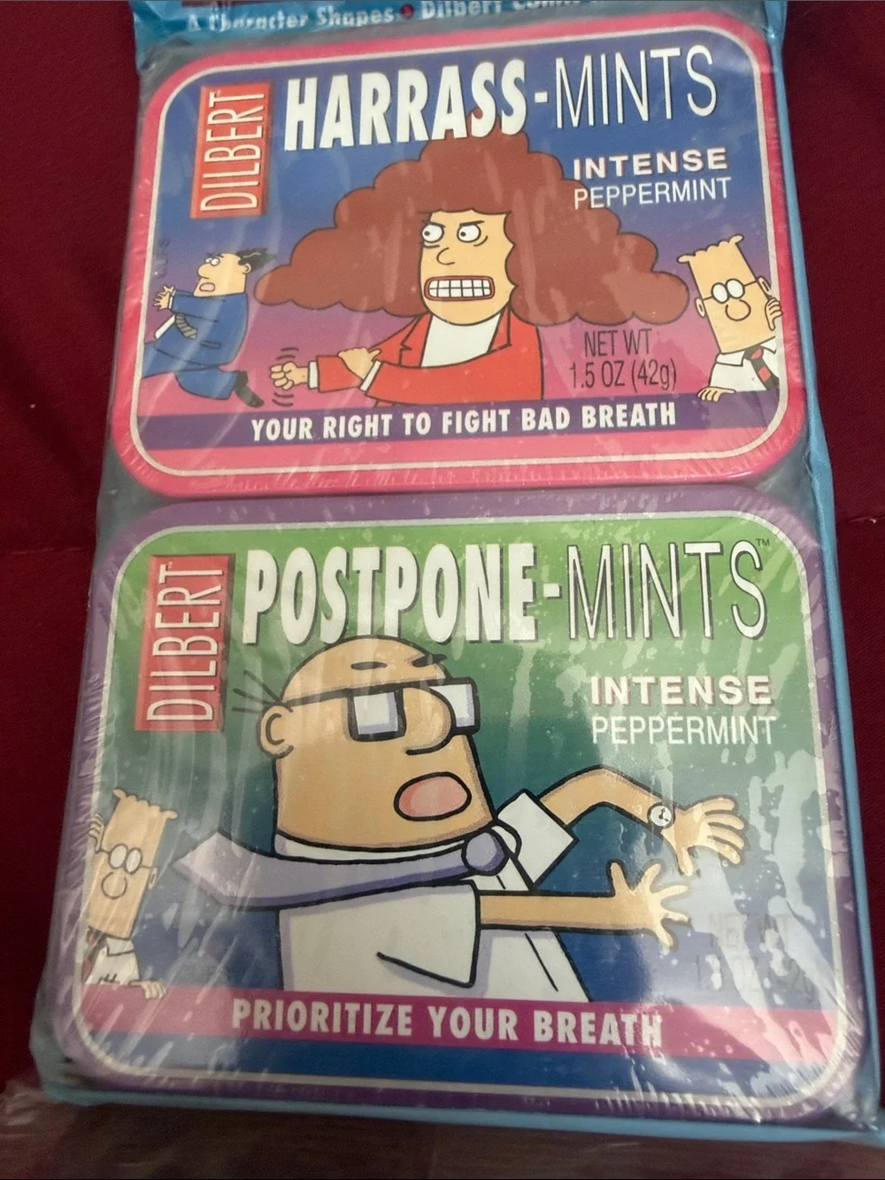 Mints Assorted Tin Pack - Intense Peppermint (Red & Green)